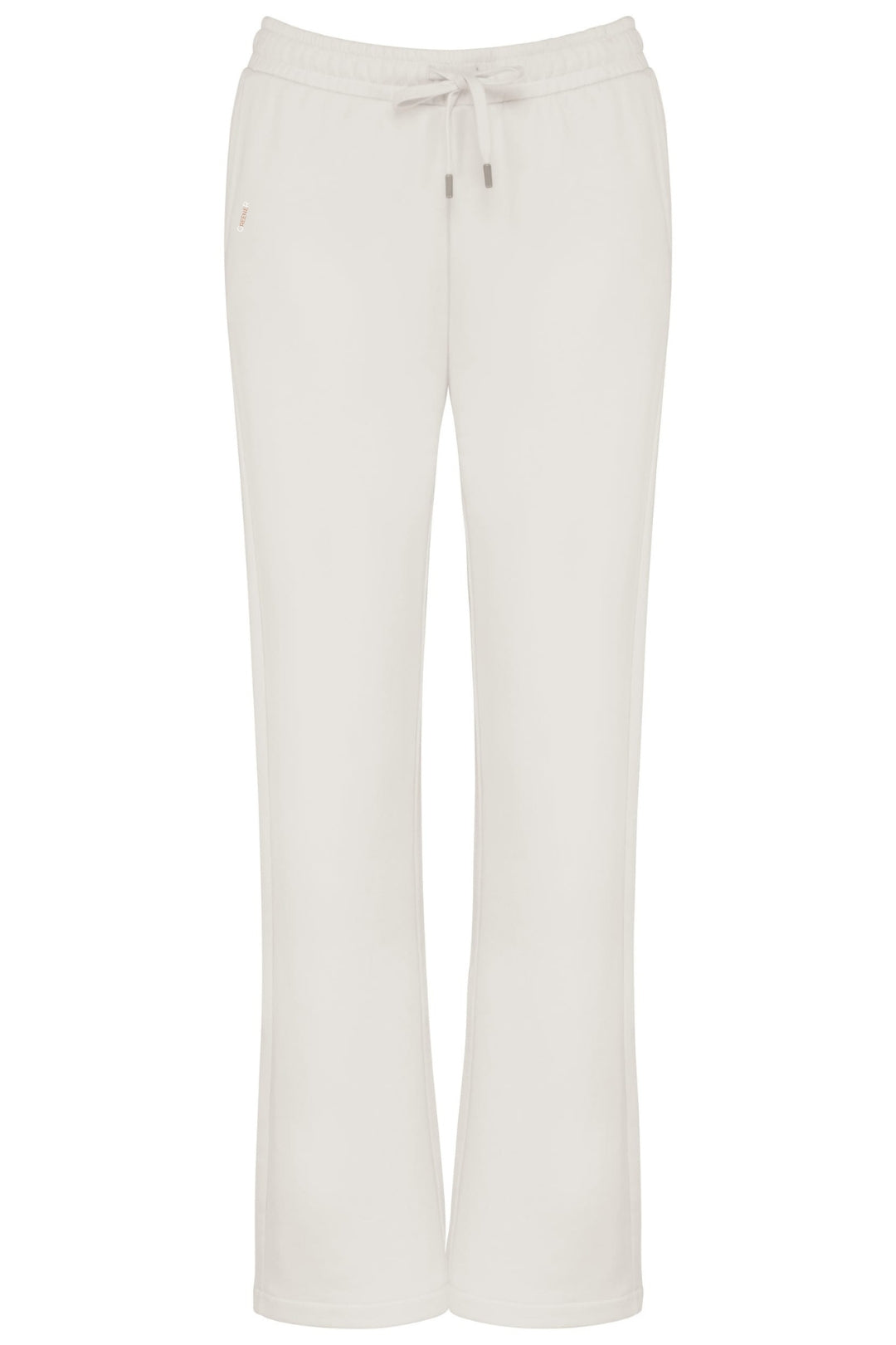 Pantalón recto cómodo algodón orgánico - Marfil