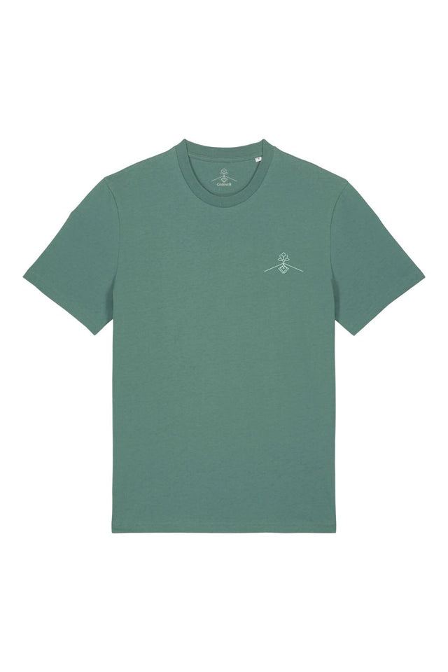 Regular fit 100% organic cotton T-shirt - Ethnic Green