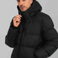 Anorak acolchado materiales reciclados - Negro