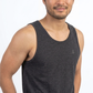 Fitted Tank Top - Dark Grey Heather