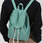 Sac à dos léger avec fermeture à cordon - Vert vintage