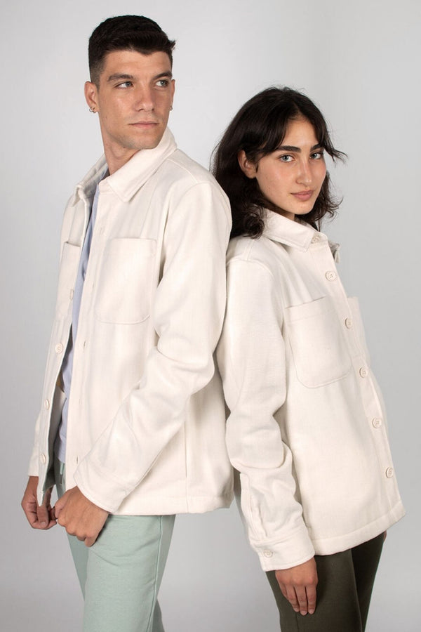 Chaqueta materiales reciclados - Natural