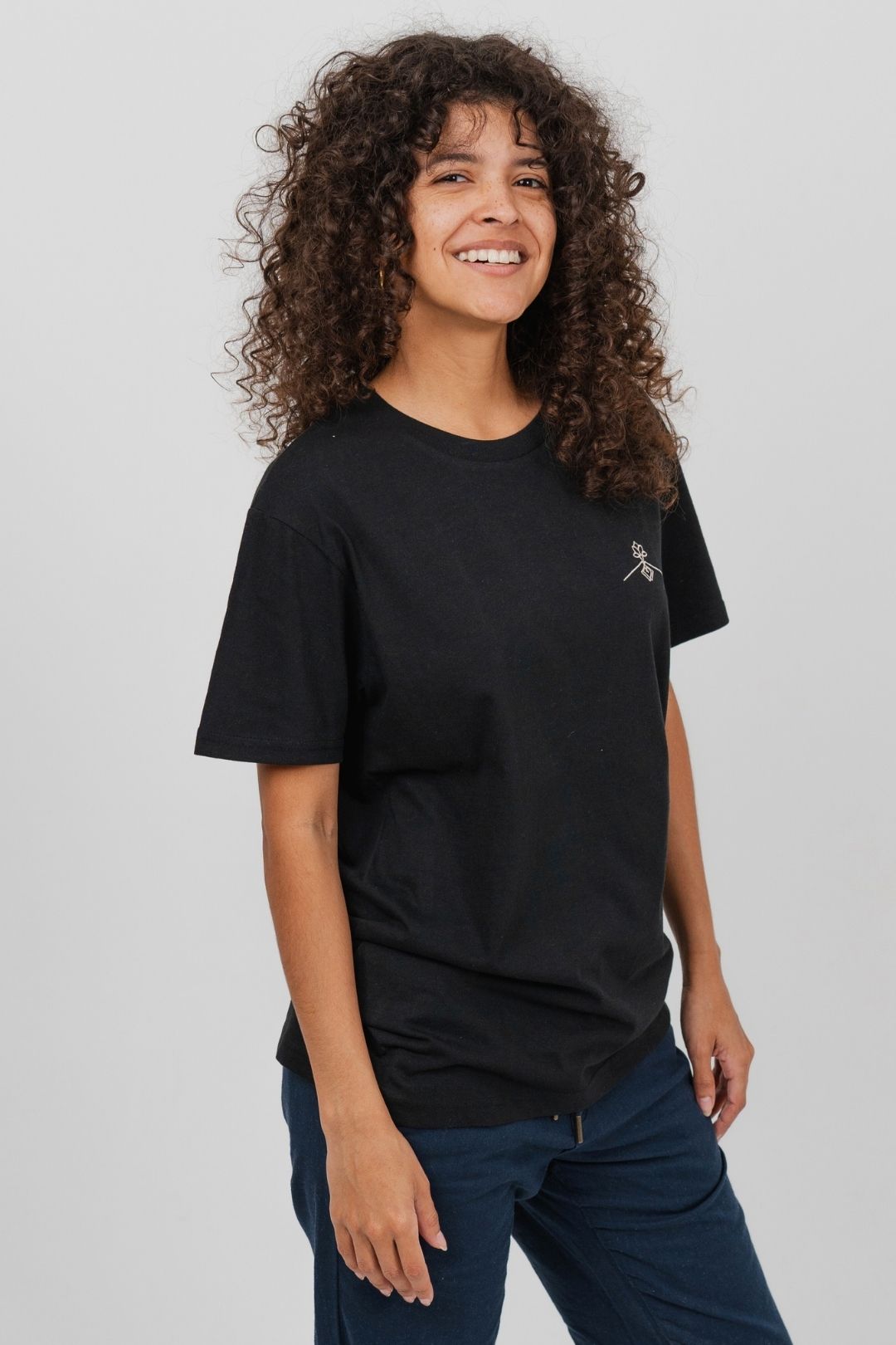 T-shirt coupe classique - Noir