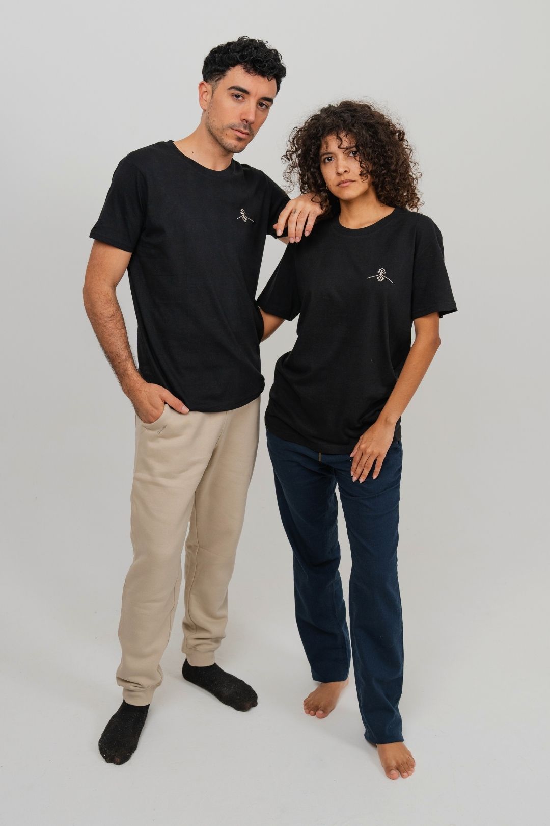 T-shirt coupe classique - Noir