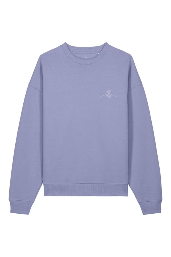 Sudadera algodón orgánico - Lavanda