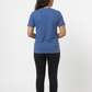 T-shirt coupe classique - Bleu Fjord