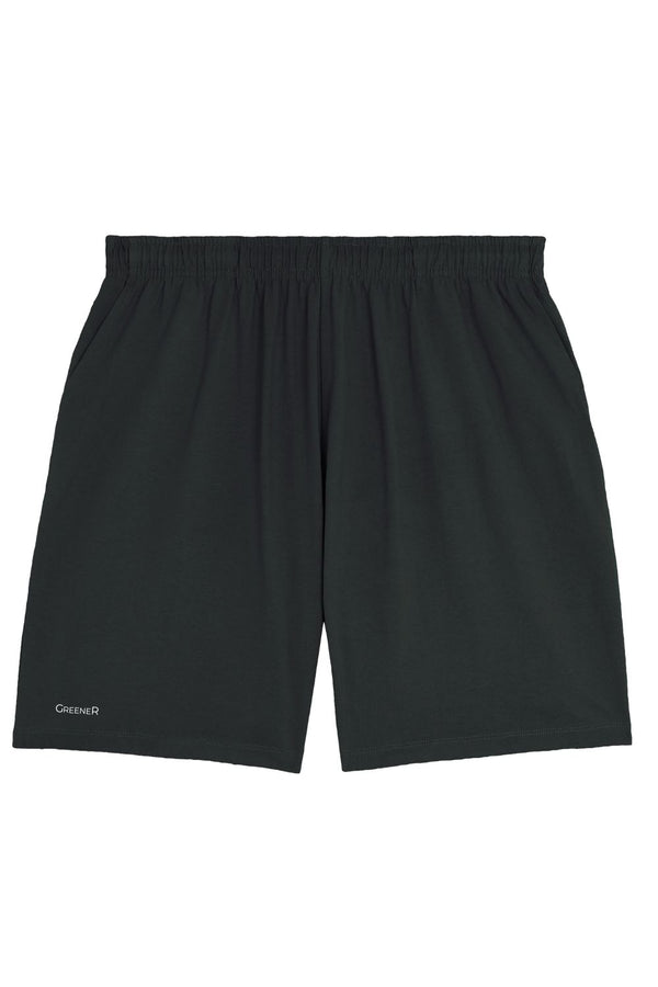 Short ample en coton bio - Noir