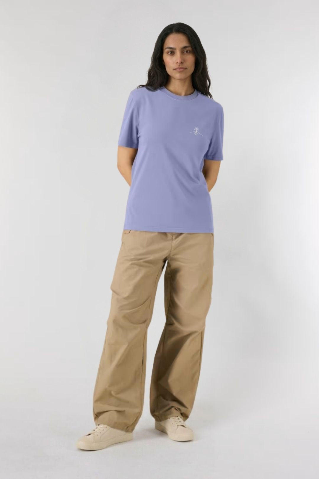 Camiseta algodón orgánico - Lavanda