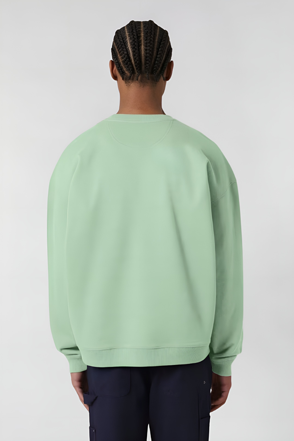 Sudadera algodón orgánico - Jade Profundo