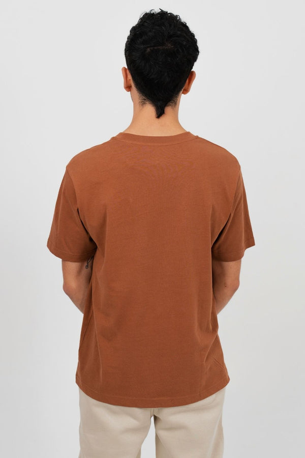 T-shirt oversize 100% coton biologique - Caramel