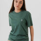 T-shirt coupe régulière 100% coton biologique - Vert Ethnique