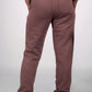 Pantalon jogger en coton bio - Rose Améthyste
