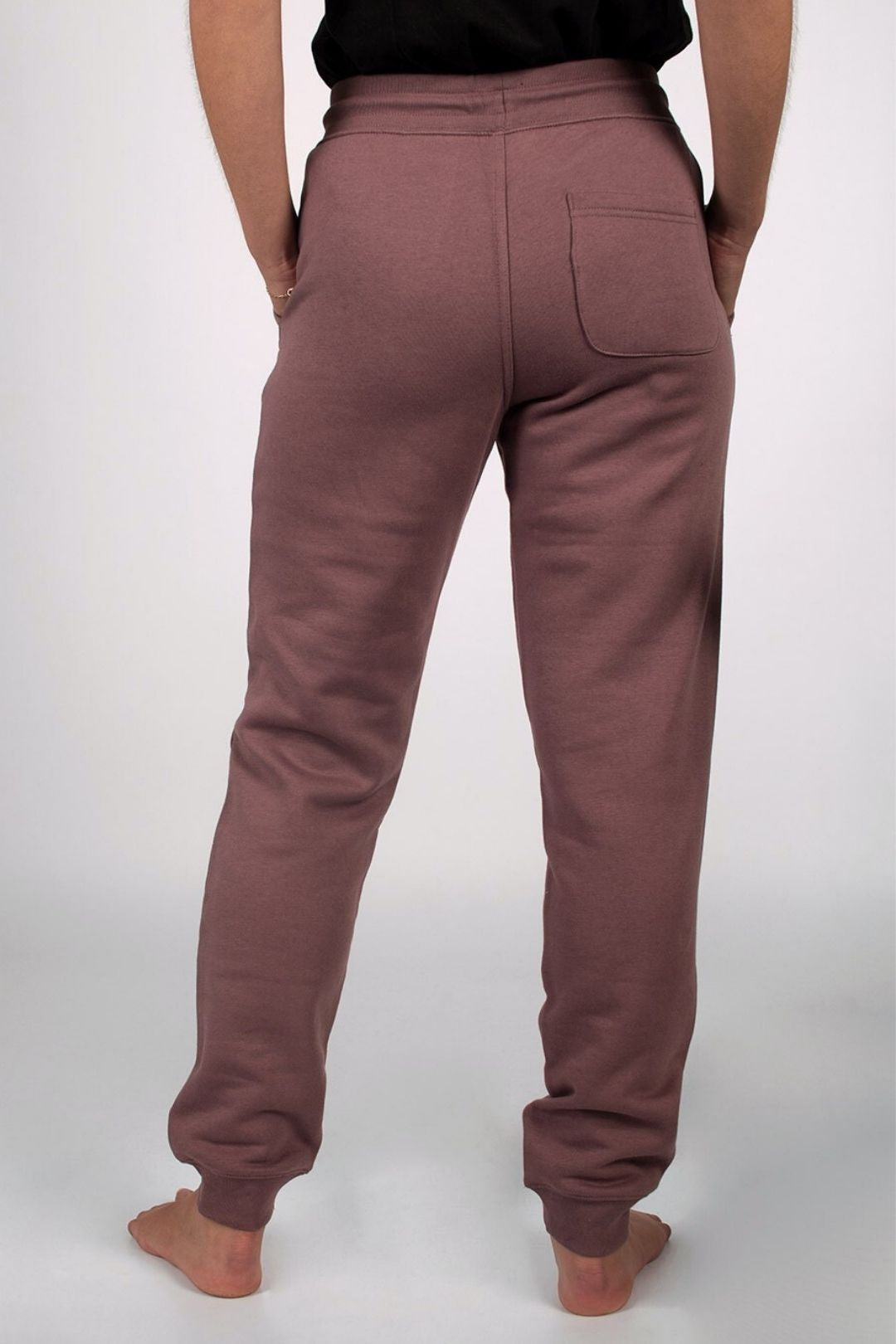 Pantalon jogger en coton bio - Rose Améthyste