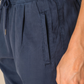 Pantalón Lyocell holgado - Azul Marino