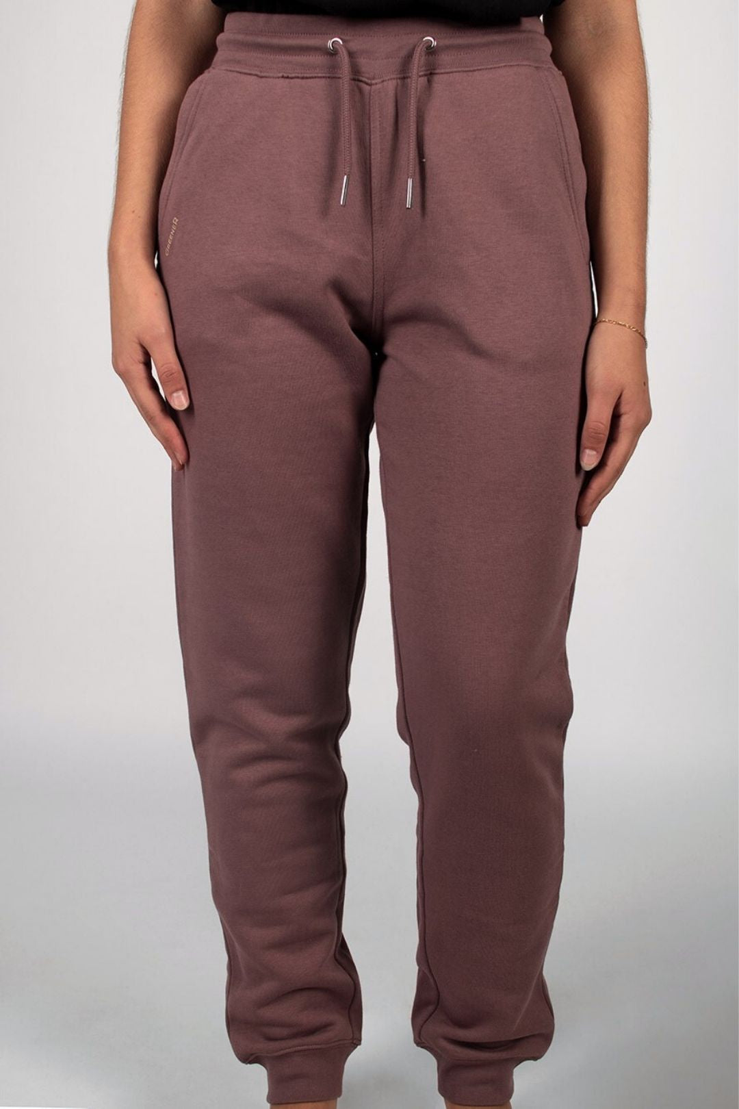 Pantalon jogger en coton bio - Rose Améthyste