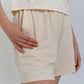 Short ample en coton bio - Naturel