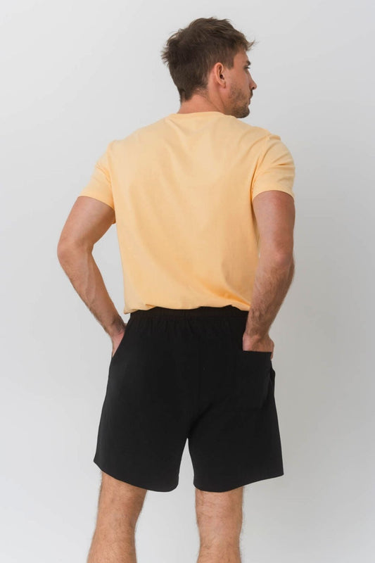 Short ample en coton bio - Noir