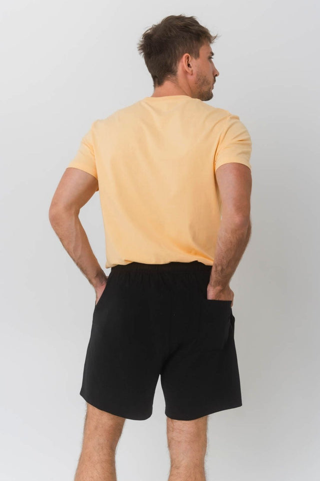 Short ample en coton bio - Noir