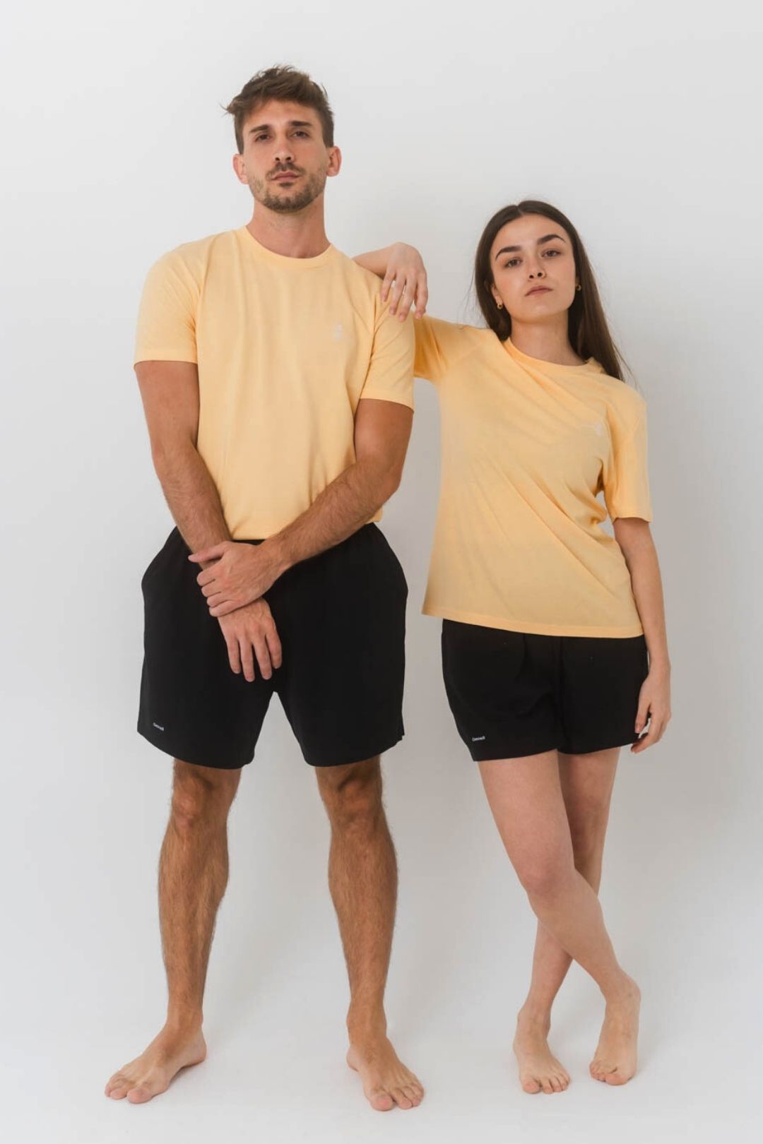 Short ample en coton bio - Noir