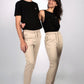 Pantalon jogger en coton bio - Himalayan Sand