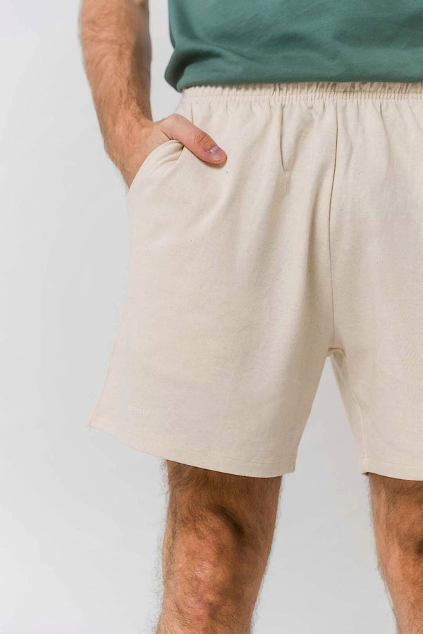 Short ample en coton bio - Naturel