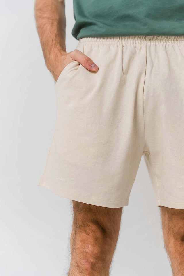 Short ample en coton bio - Naturel