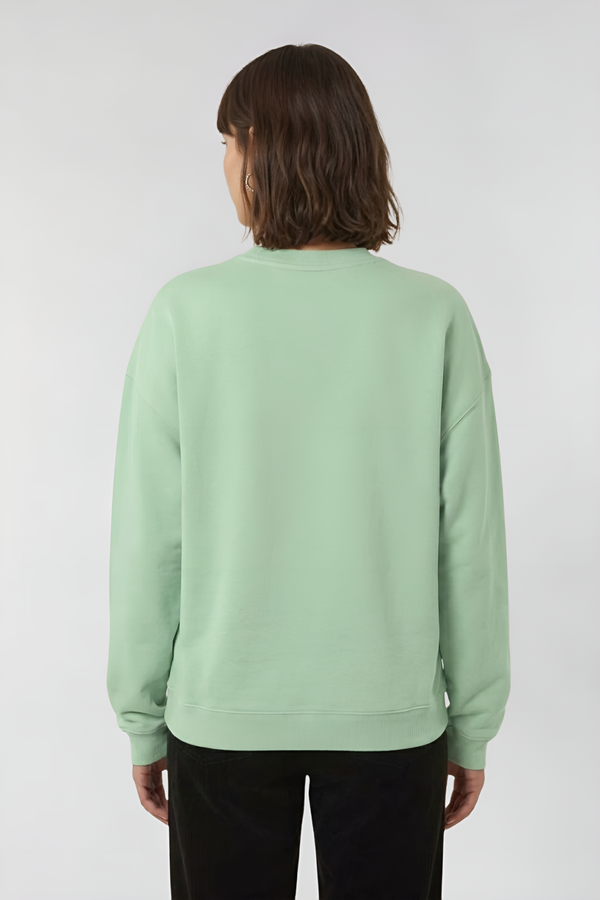 Sudadera algodón orgánico - Jade Profundo