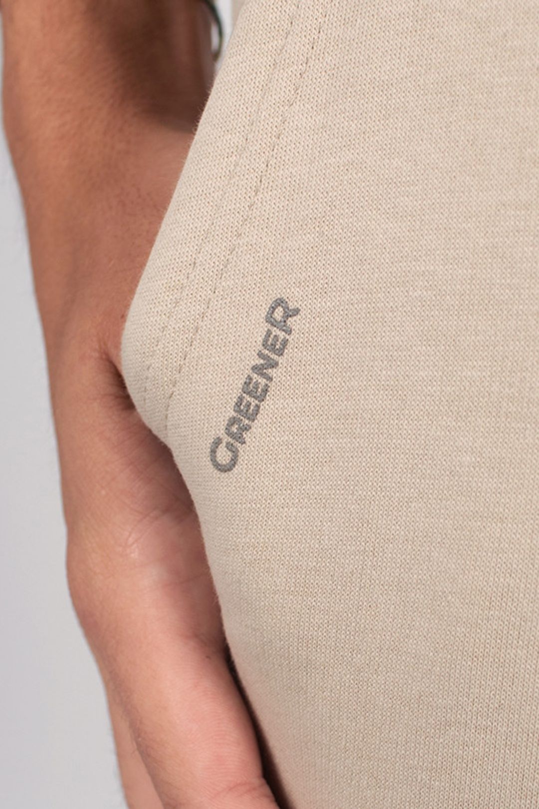 Pantalon jogger en coton bio - Himalayan Sand