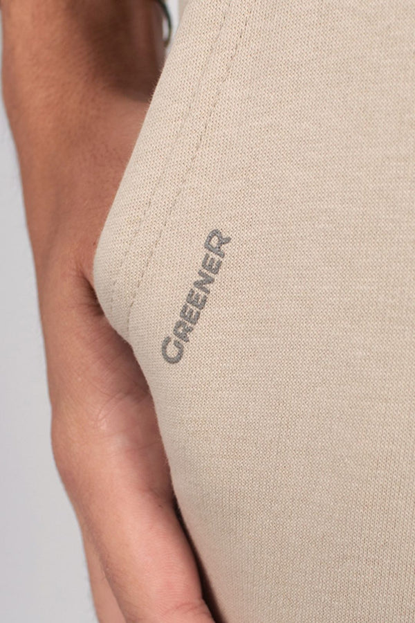 Pantalon jogger en coton bio - Himalayan Sand