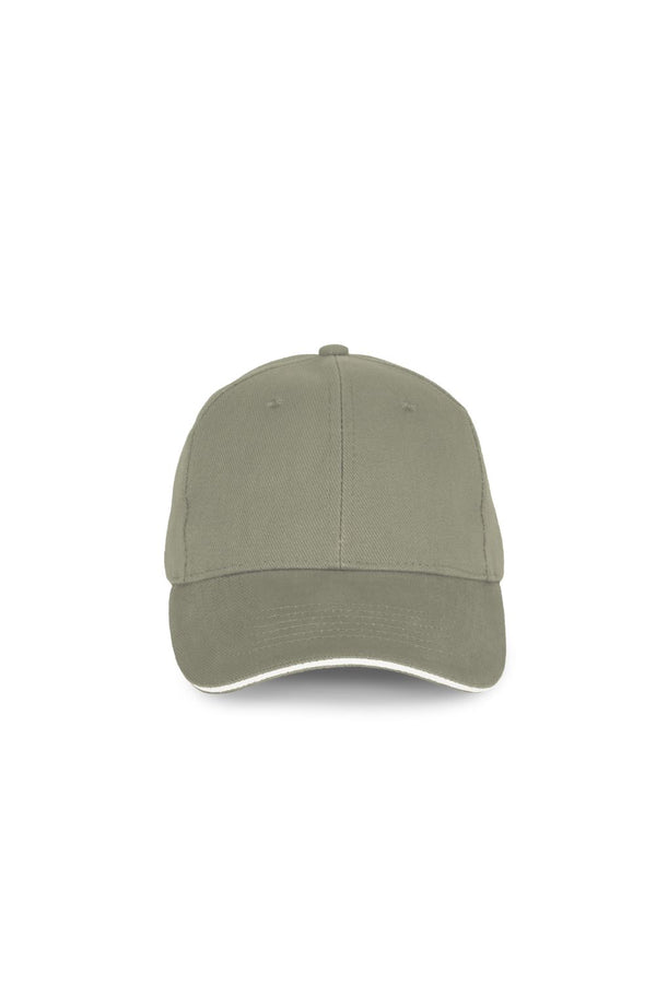 Gorra hebilla metálica - Verde Almendra