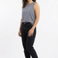 Loose Tank Top - Lavender Grey