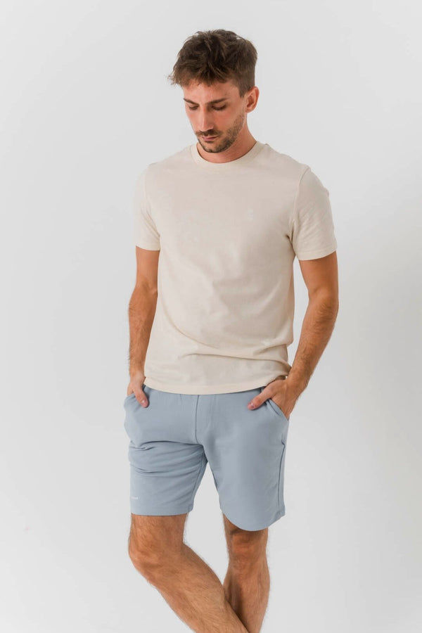 Pantalón corto Tencel - Azul Cielo