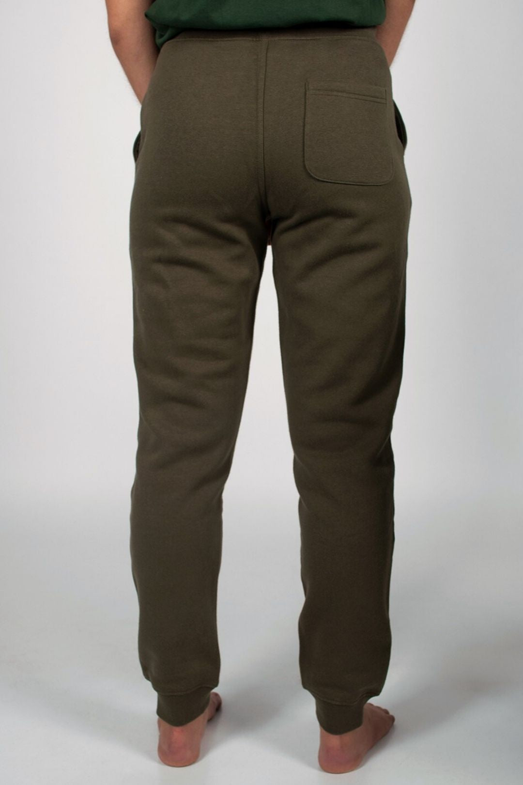 Pantalon jogger en coton bio - Vert Tan