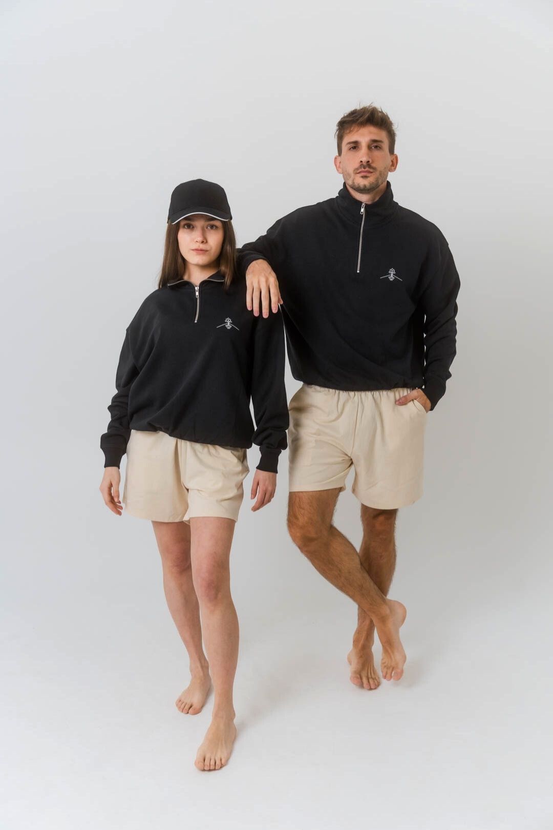 Short ample en coton bio - Naturel