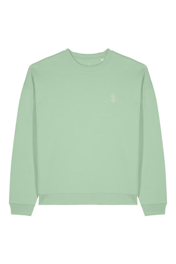 Sudadera algodón orgánico - Jade Profundo