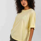 T-shirt oversize à manches chauve-souris - Fresh Yellow