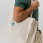 Grand sac en toile recyclée - Naturel