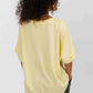 T-shirt oversize à manches chauve-souris - Fresh Yellow