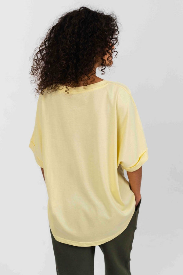 Camiseta orgánica - Amarillo Fresco