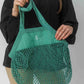 Sac filet 100% coton biologique - Vert Vintage