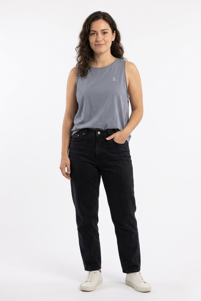 Loose Tank Top - Lavender Grey