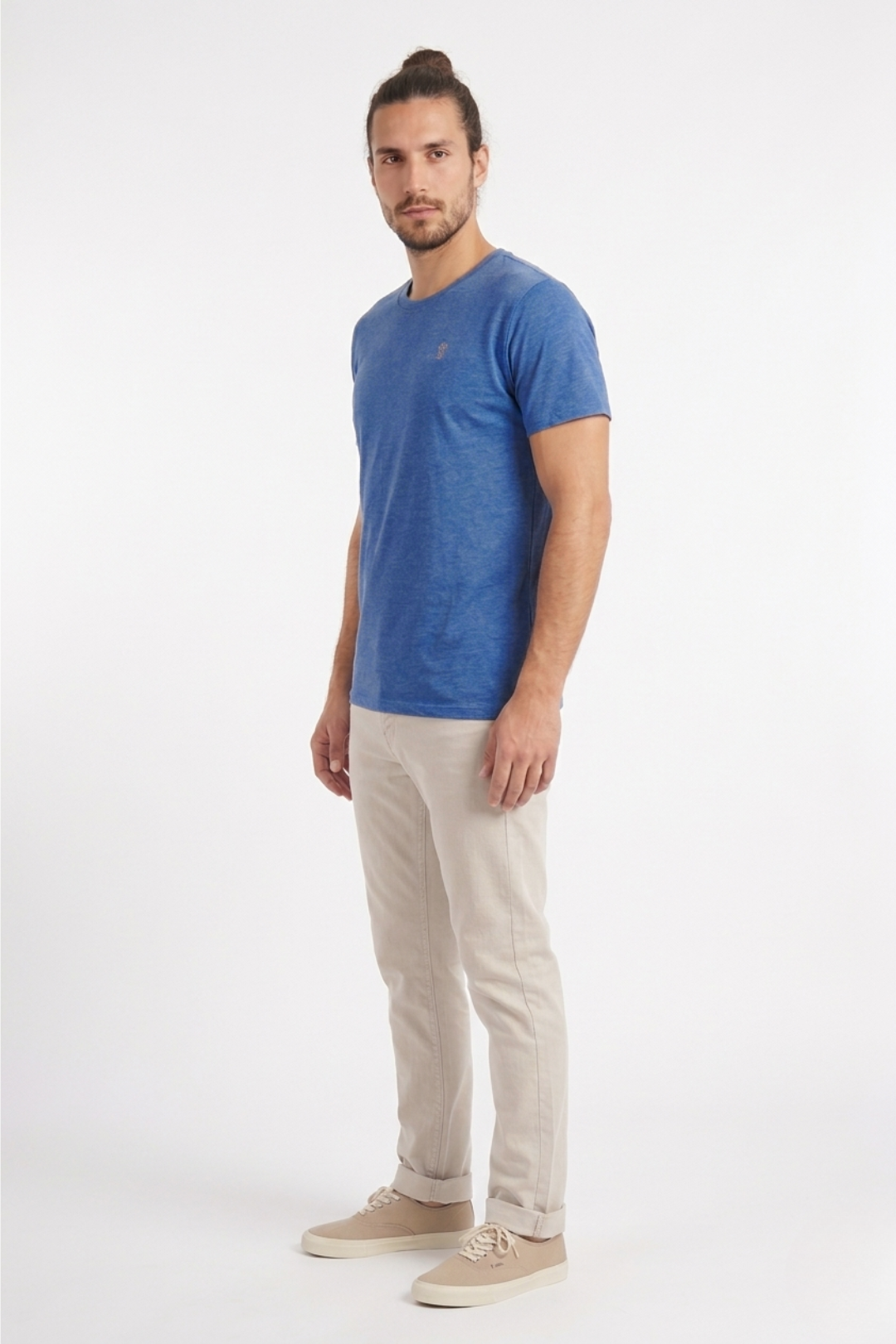 T-shirt coupe classique - Bleu Fjord