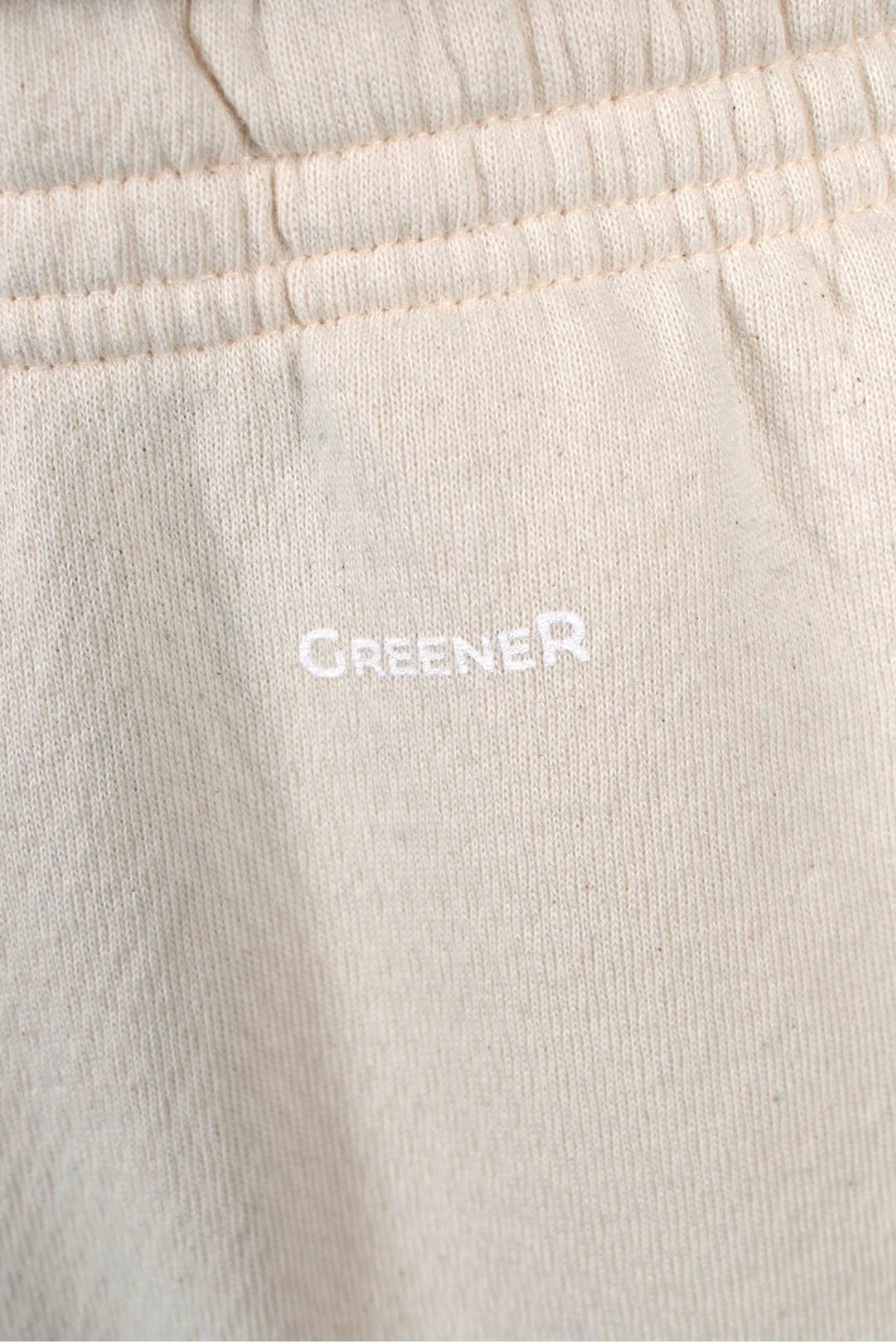 Jogger oversize en coton bio - Crème