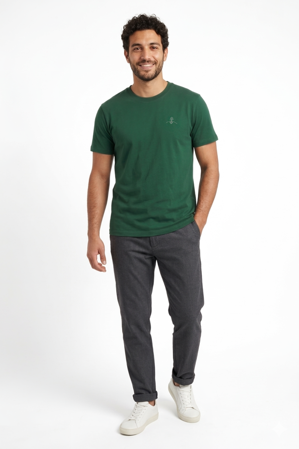 T-shirt coupe classique - Vert Minéral