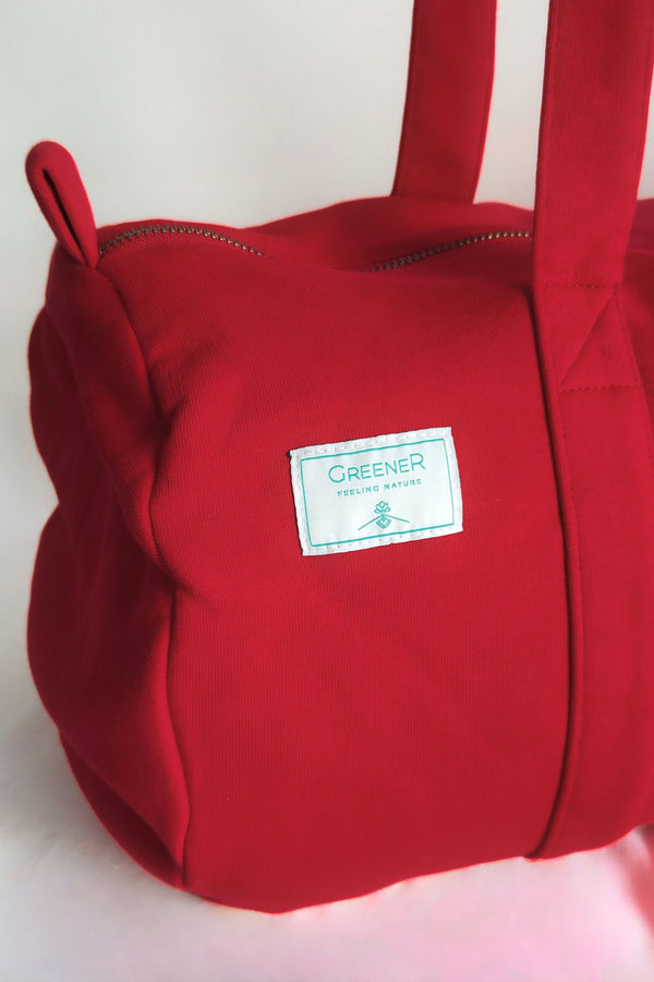 Bolsa de viaje sostenible - Hibisco rojo