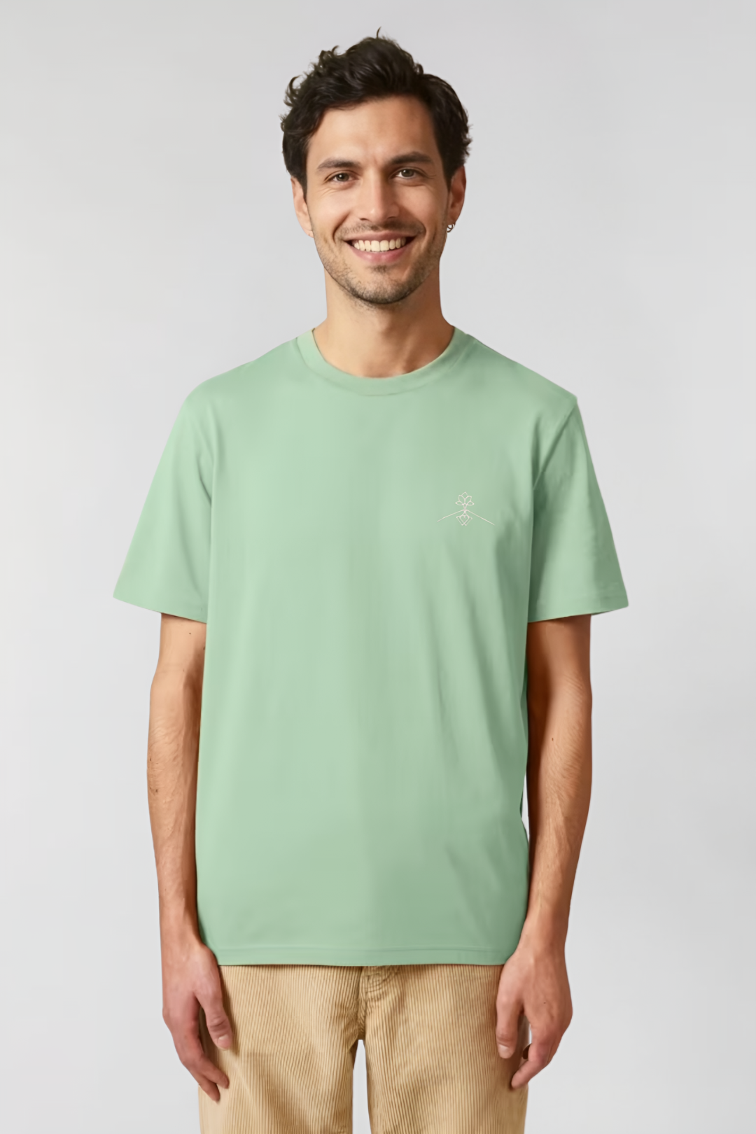 Camiseta algodón orgánico - Jade Profundo