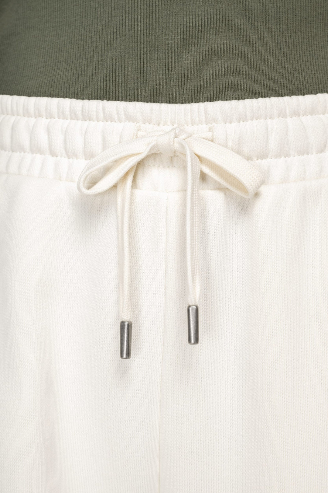 Pantalón recto cómodo algodón orgánico - Marfil
