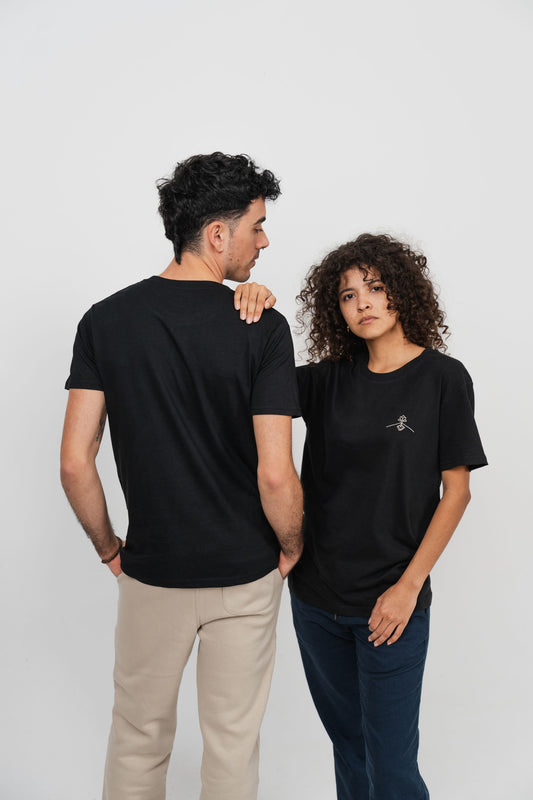 Camiseta regular fit - Negro