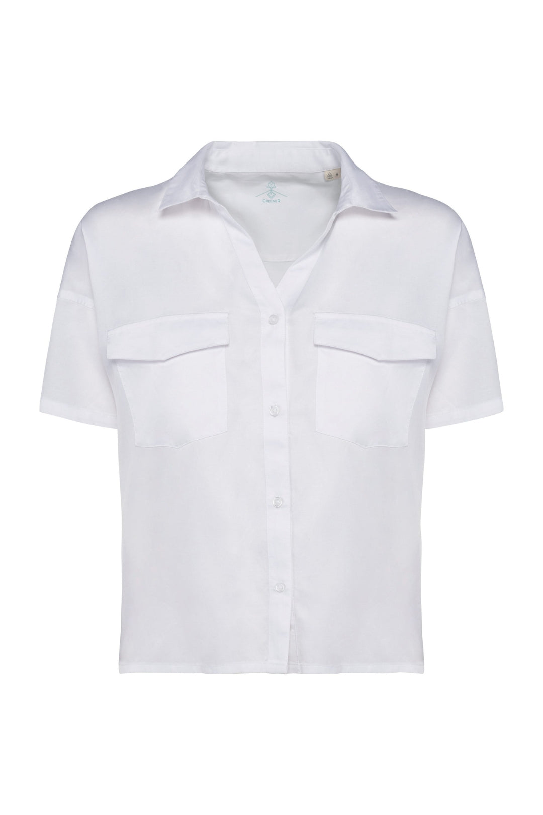 Camisa Tencel y algodón orgánico - Blanco