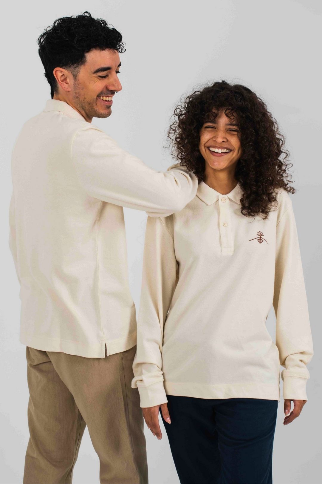 Polo ajusté 100% coton biologique - Naturel